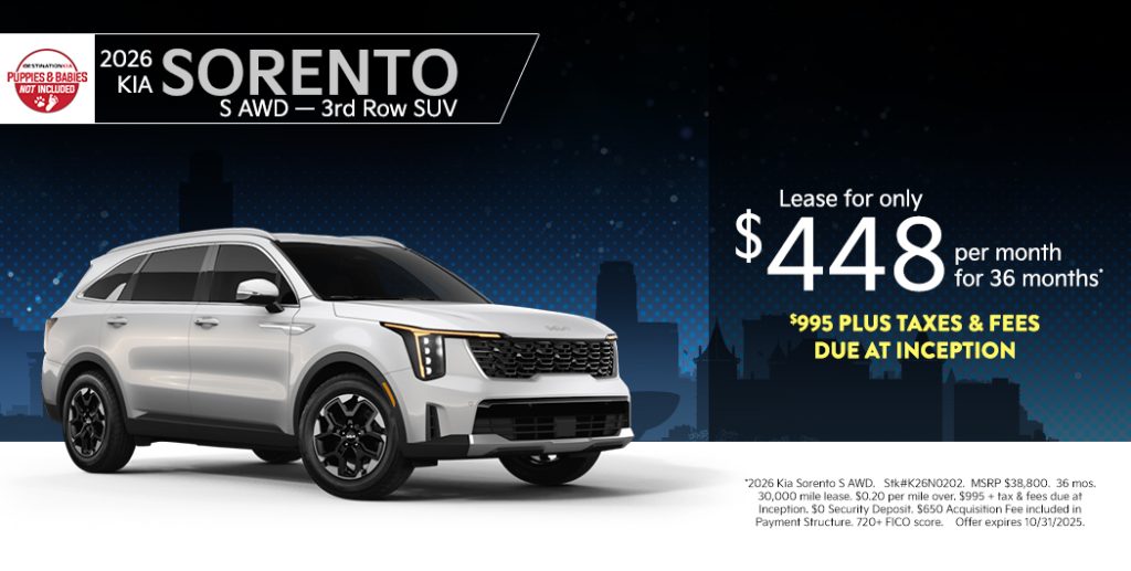 2026 Kia Sorento S AWD
