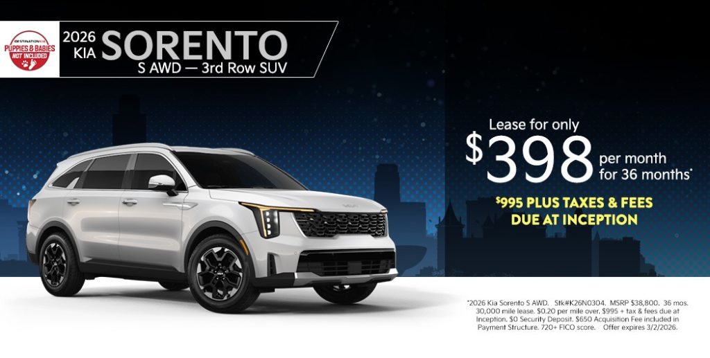 2026 Kia Sorento S AWD