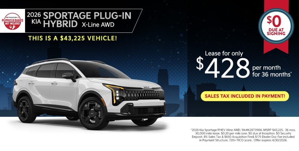 2026 Kia Sportage Plug-In Hybrid X-Line AWD