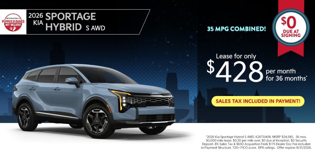 2026 Kia Sportage Hybrid S AWD