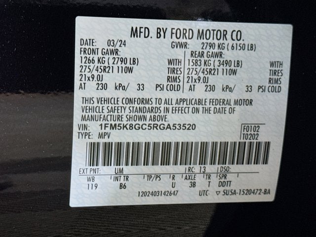 2024 Ford Explorer ST