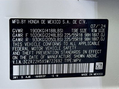 2025 Honda HR-V Sport