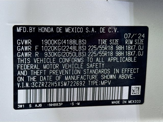 2025 Honda HR-V Sport