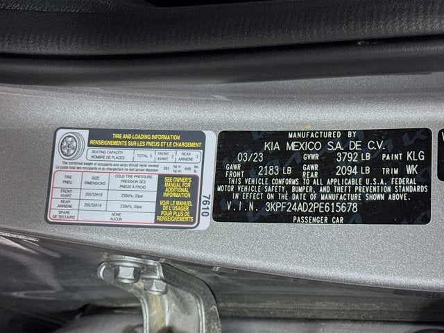 2023 Kia Forte LXS