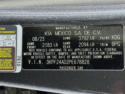 2023 Kia Forte LXS