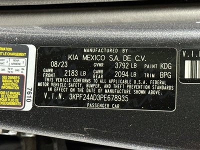 2023 Kia Forte LXS