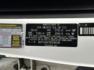 2024 Kia Forte LXS