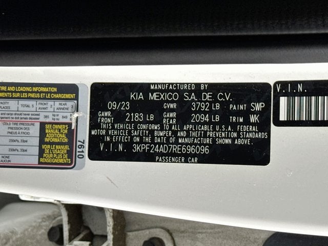 2024 Kia Forte LXS