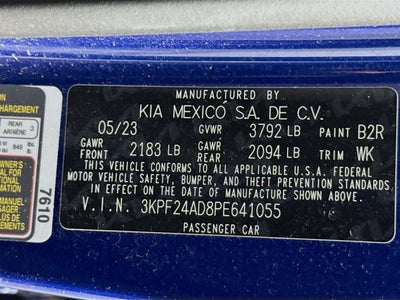2023 Kia Forte LXS