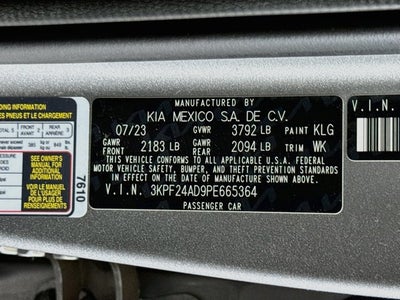 2023 Kia Forte LXS
