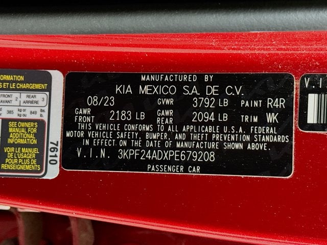 2023 Kia Forte LXS