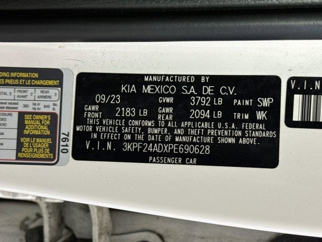 2023 Kia Forte LXS
