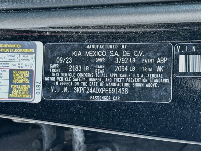 2023 Kia Forte LXS
