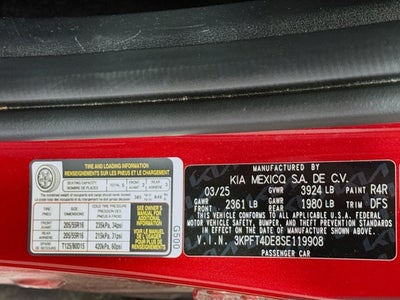 2025 Kia K4 LXS