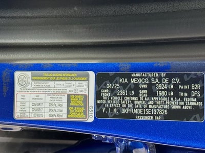 2025 Kia K4 EX