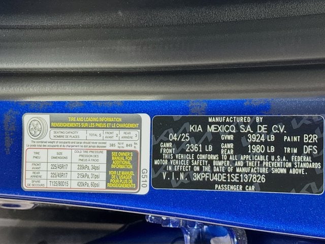 2025 Kia K4 EX