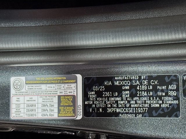 2025 Kia K4 GT-Line Turbo