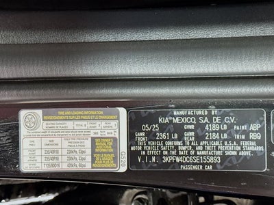 2025 Kia K4 GT-Line Turbo