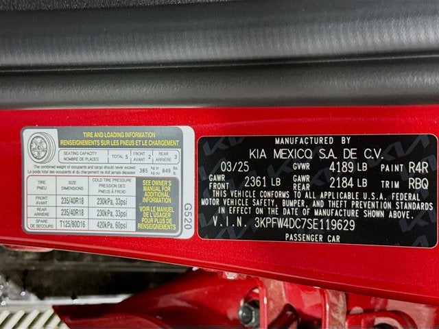 2025 Kia K4 GT-Line Turbo