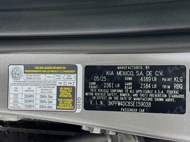 2025 Kia K4 GT-Line Turbo