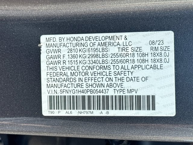 2023 Honda Pilot EX-L 8 Passenger