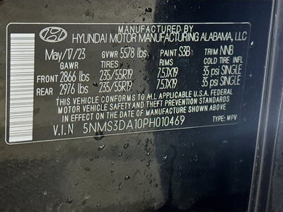 2023 Hyundai Santa Fe Hybrid SEL Premium
