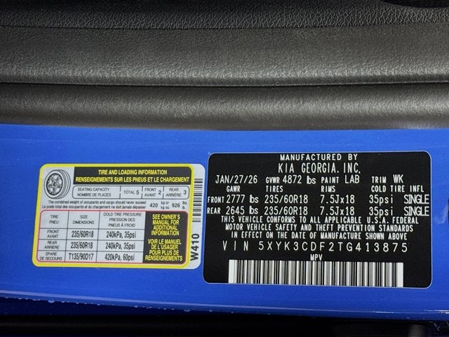 2026 Kia Sportage EX