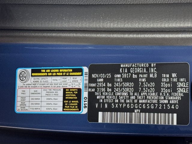 2025 Kia Telluride S