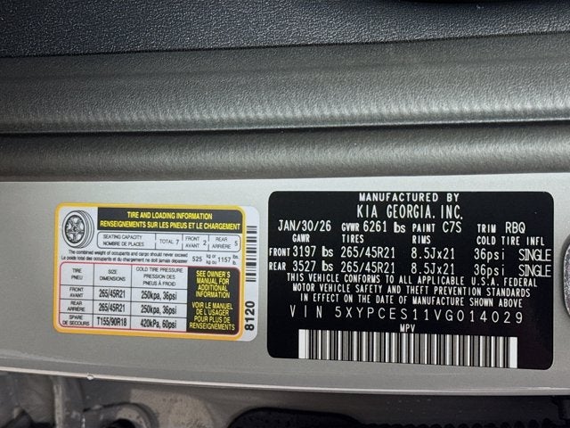 2027 Kia Telluride X-Line EX