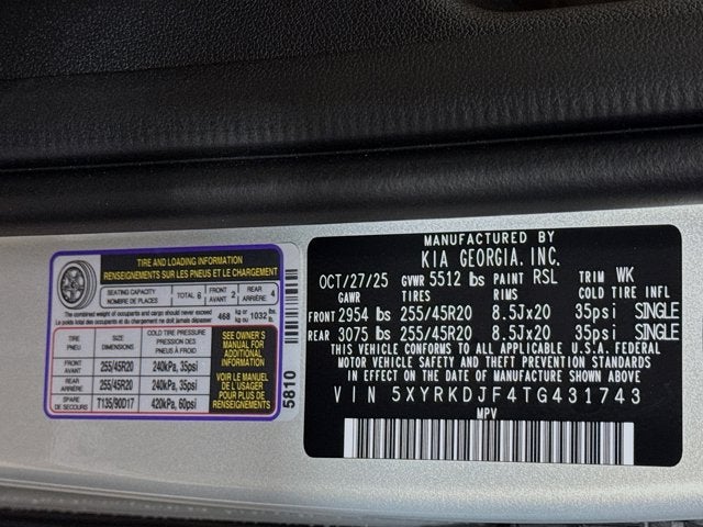 2026 Kia Sorento X-Line SX Prestige