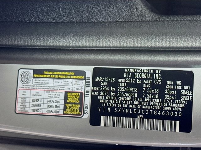 2026 Kia Sorento S