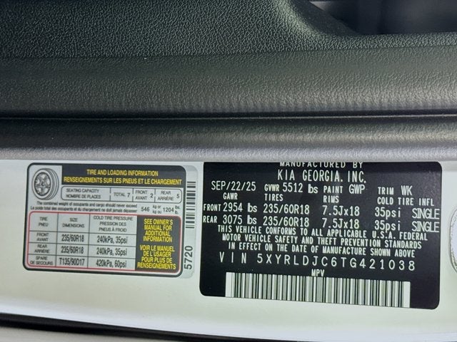 2026 Kia Sorento S