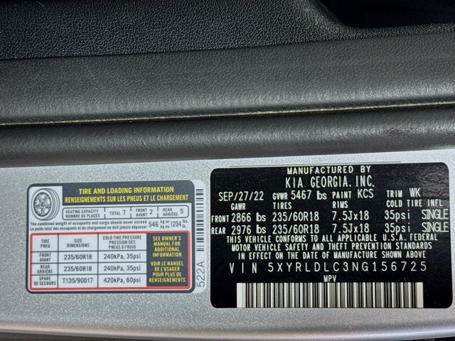 2022 Kia Sorento X-Line S