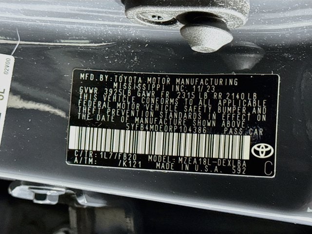 2024 Toyota Corolla LE