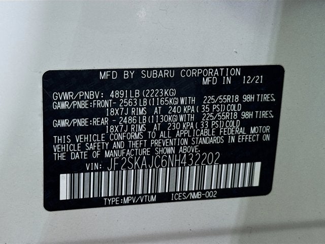 2022 Subaru Forester Sport