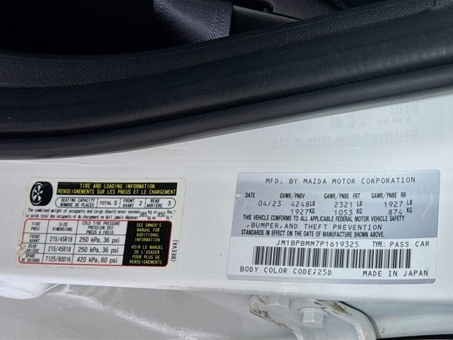 2023 Mazda Mazda3 Hatchback 2.5 S Premium