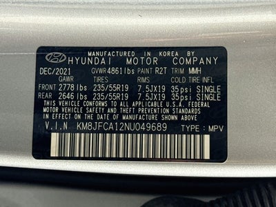 2022 Hyundai Tucson Hybrid SEL Convenience