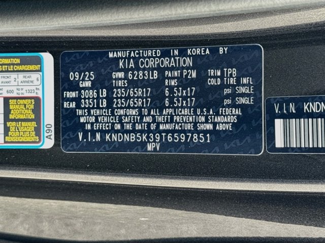 2026 Kia Carnival LXS
