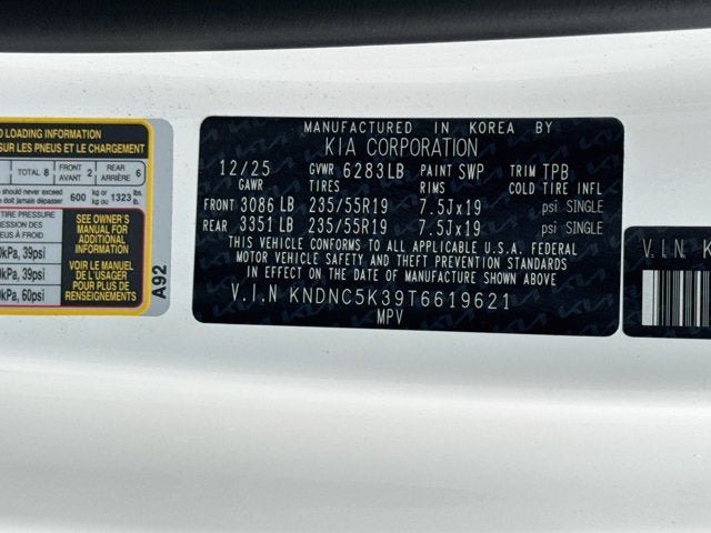 2026 Kia Carnival EX