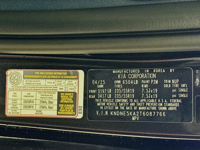 2026 Kia Carnival Hybrid SX