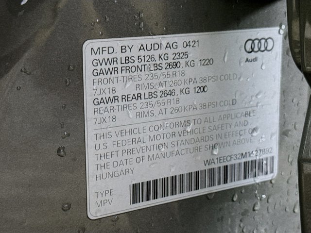 2021 Audi Q3 S line Premium Plus