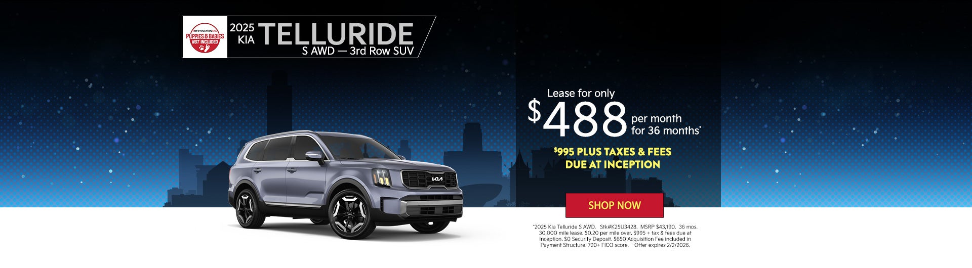 2025 Kia Telluride S All Wheel Drive