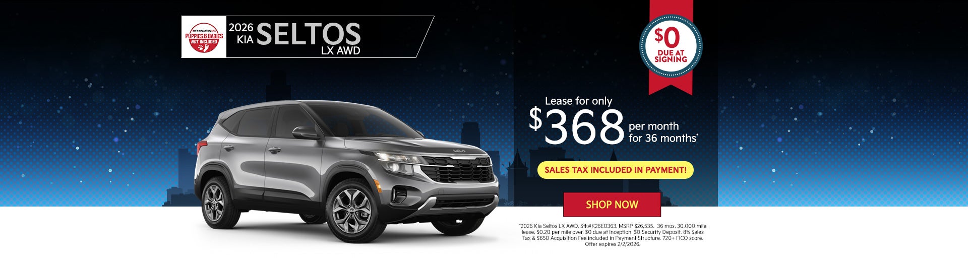 2026 Kia Seltos LX All Wheel Drive