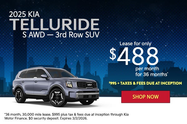 2025 Kia Telluride S All Wheel Drive