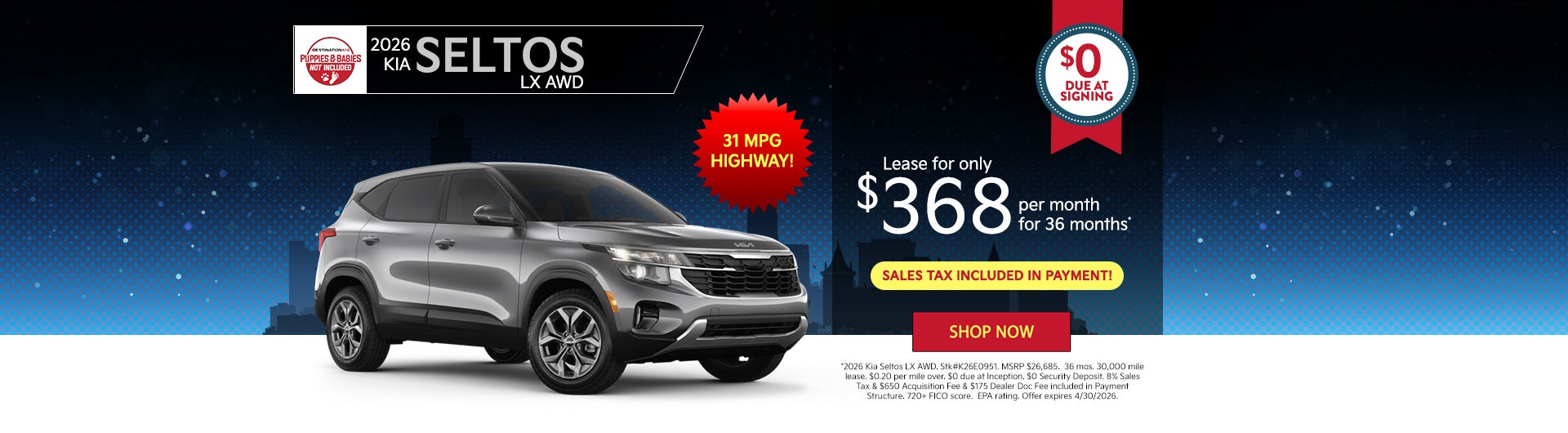 2026 Kia Seltos LX All Wheel Drive