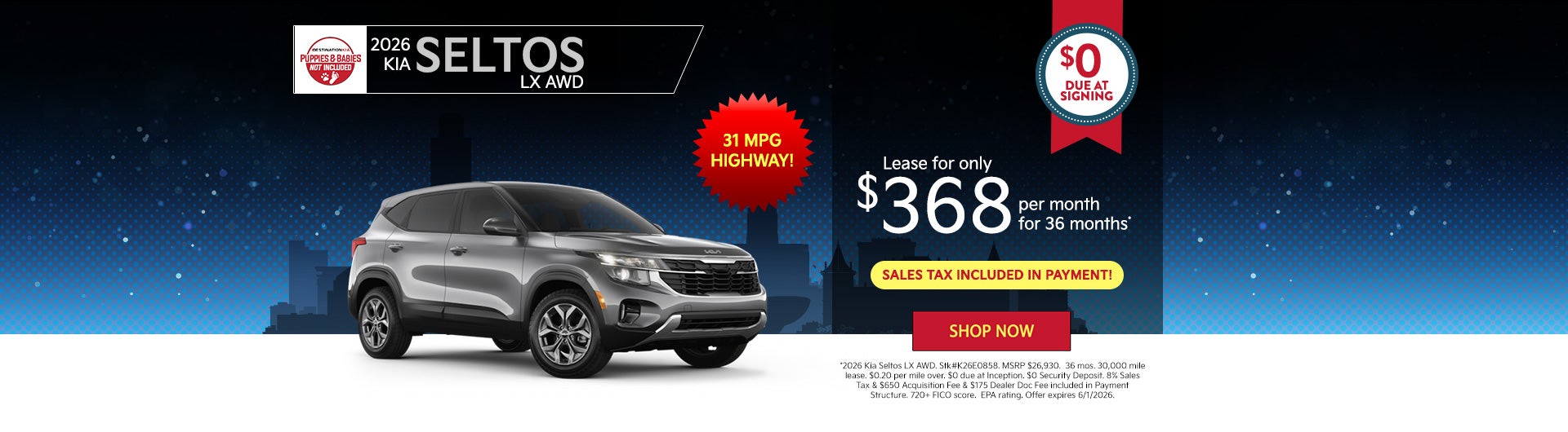 2026 Kia Seltos LX All Wheel Drive