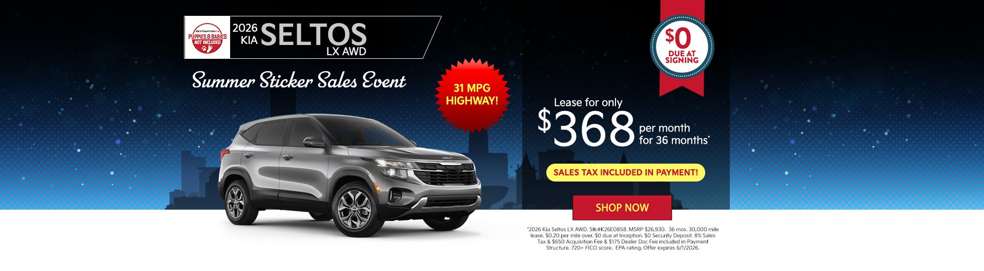 2026 Kia Seltos LX All Wheel Drive