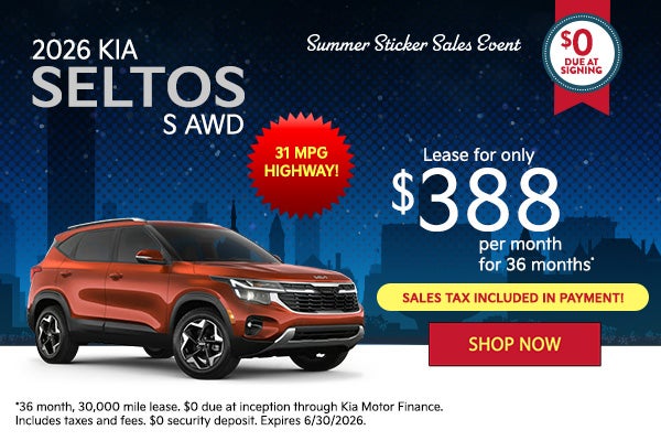 2026 Kia Seltos S All Wheel Drive
