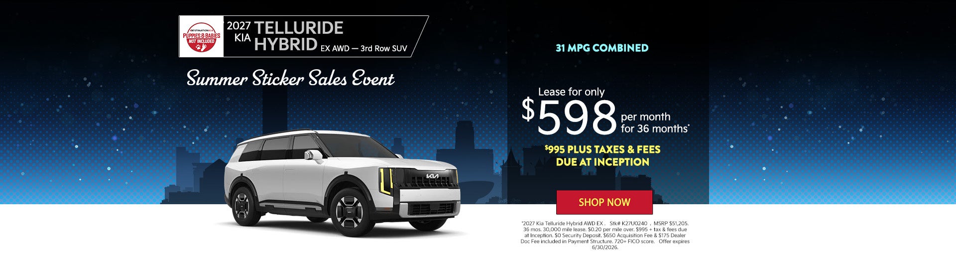 All New 2027 Kia Telluride Hybrid EX All Wheel Drive