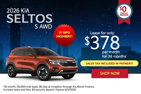 2026 Kia Seltos S All Wheel Drive